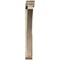 Ekena Millwork Thorton Traditional Rough Sawn Bracket w/ Offset Brace, Douglas Fir, 6"W x 48"D x 48"H BKT0604X48X48THR01RDF - alternate 2